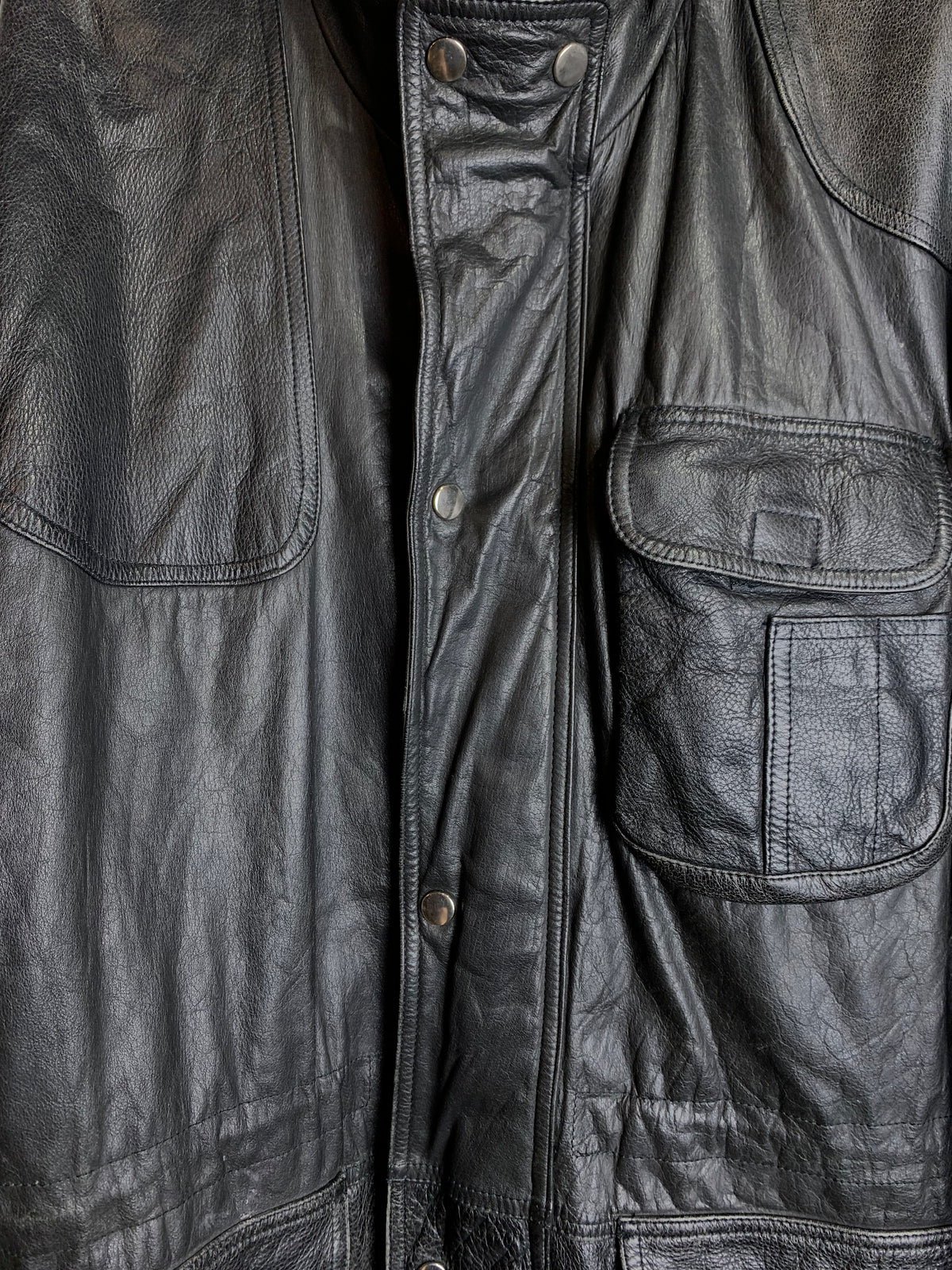 Montes Leatherwear Utility Leather Jacket
