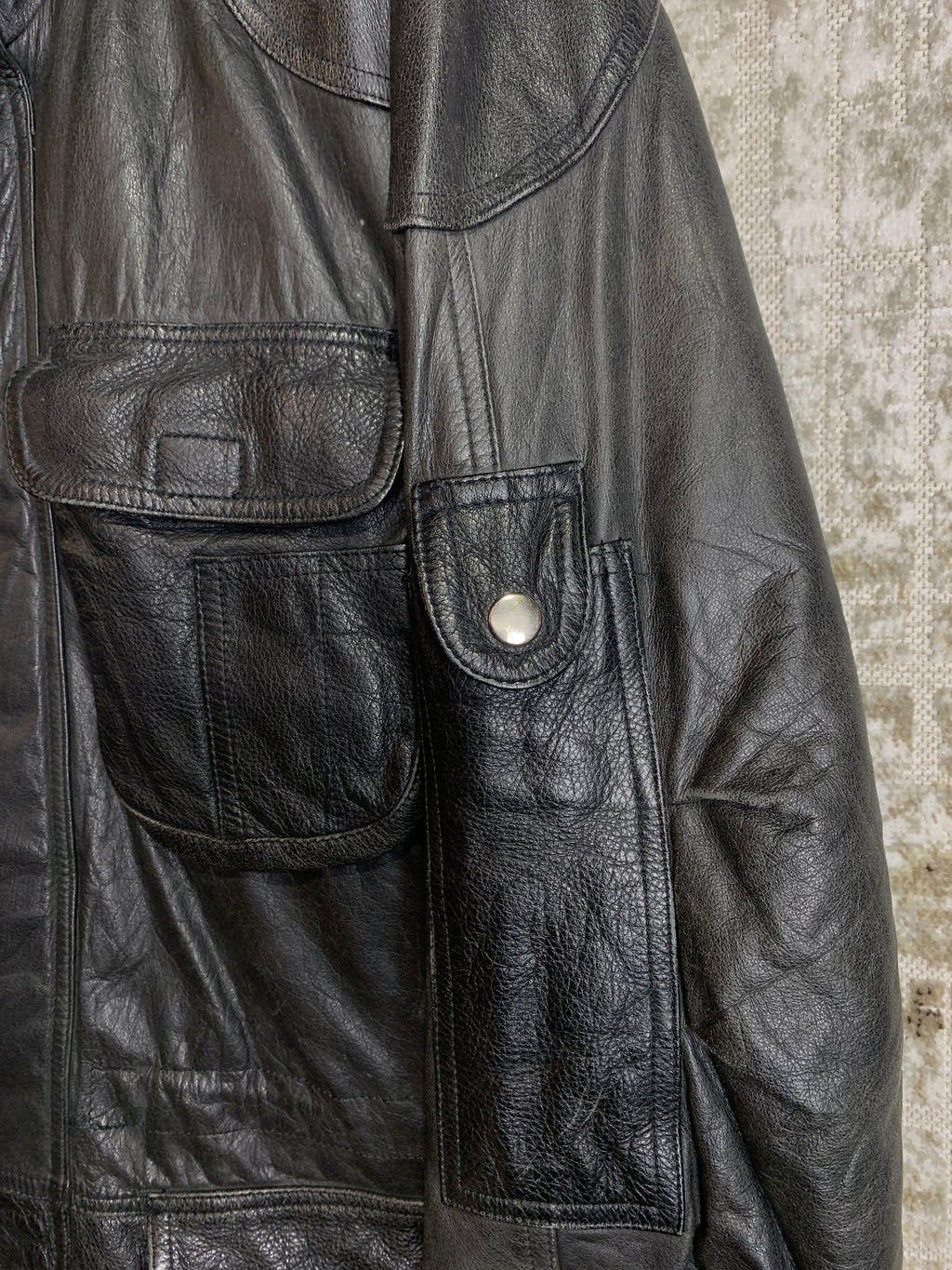 Montes Leatherwear Utility Leather Jacket