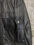 Montes Leatherwear Utility Leather Jacket