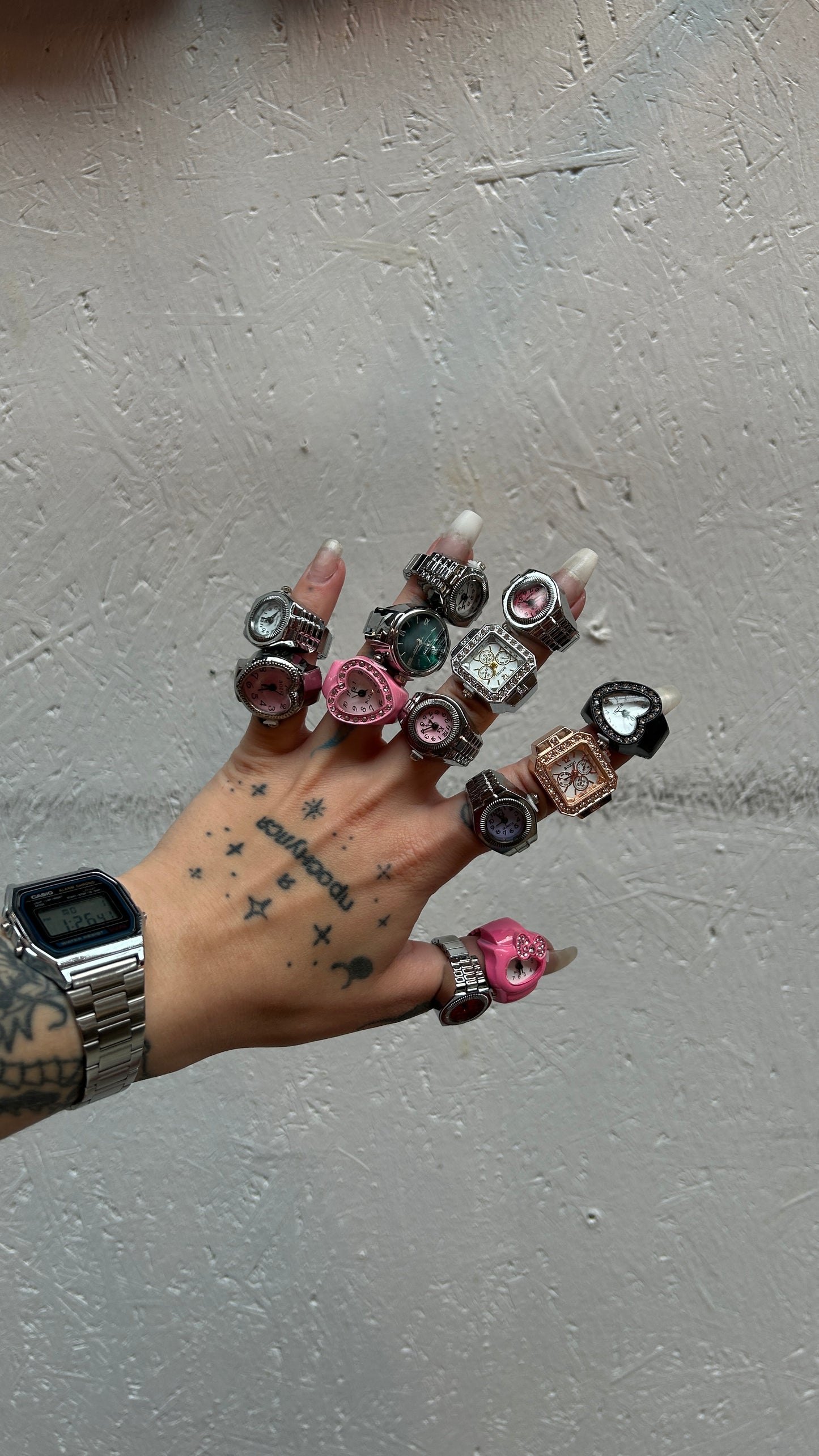 y2k watch rings