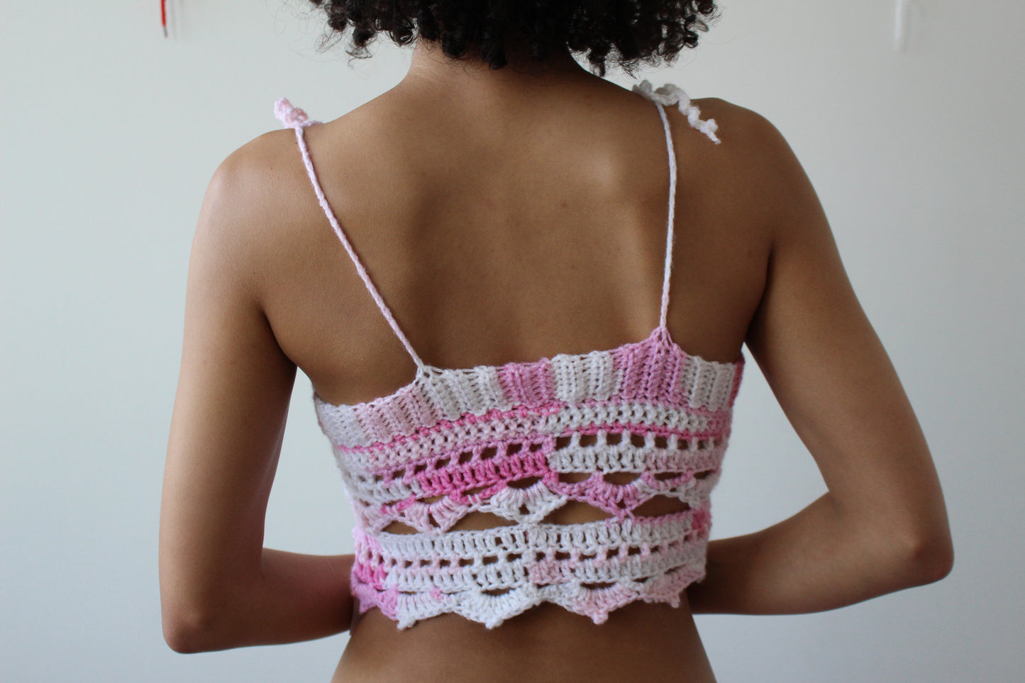 Handmade Crochet Top Ajustable Straps