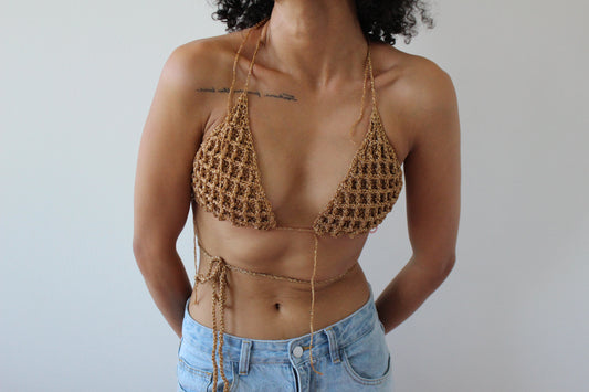 Handmade Adjustable Crochet Bra