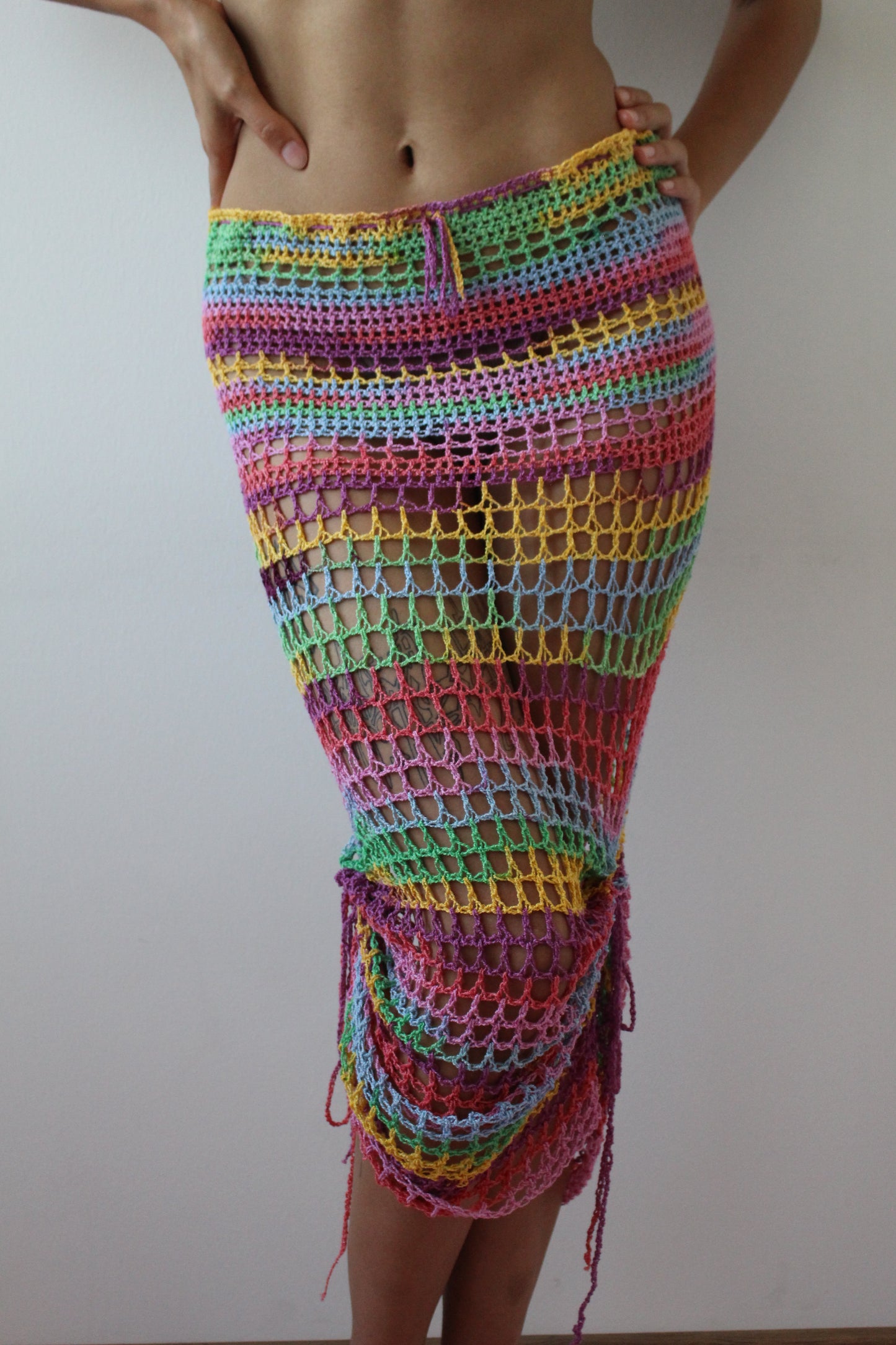 Handmade Adjustable Crochet Skirt