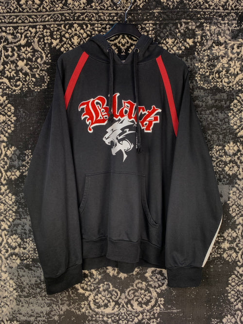 Men's Y2K Black Panther Hoodie Streetwear Gothic Graphic Pullover