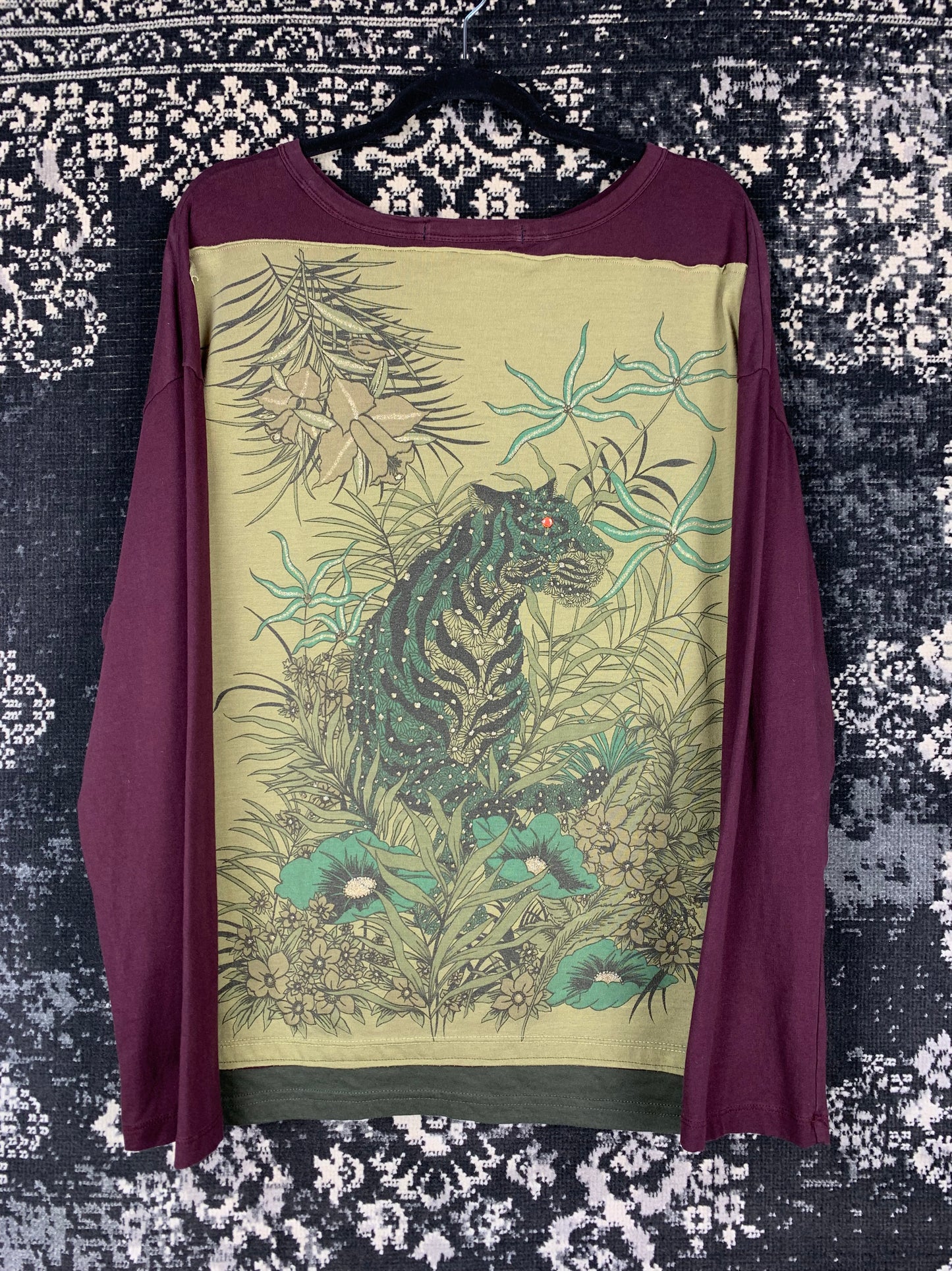 BigBadKids Y2K Cherry Brown Long Sleeve Shirt