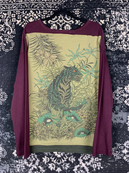 BigBadKids Y2K Cherry Brown Long Sleeve Shirt