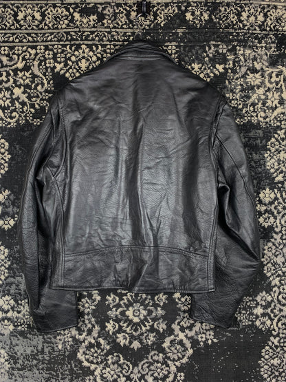 Louis International Men's Black Leather Jacket