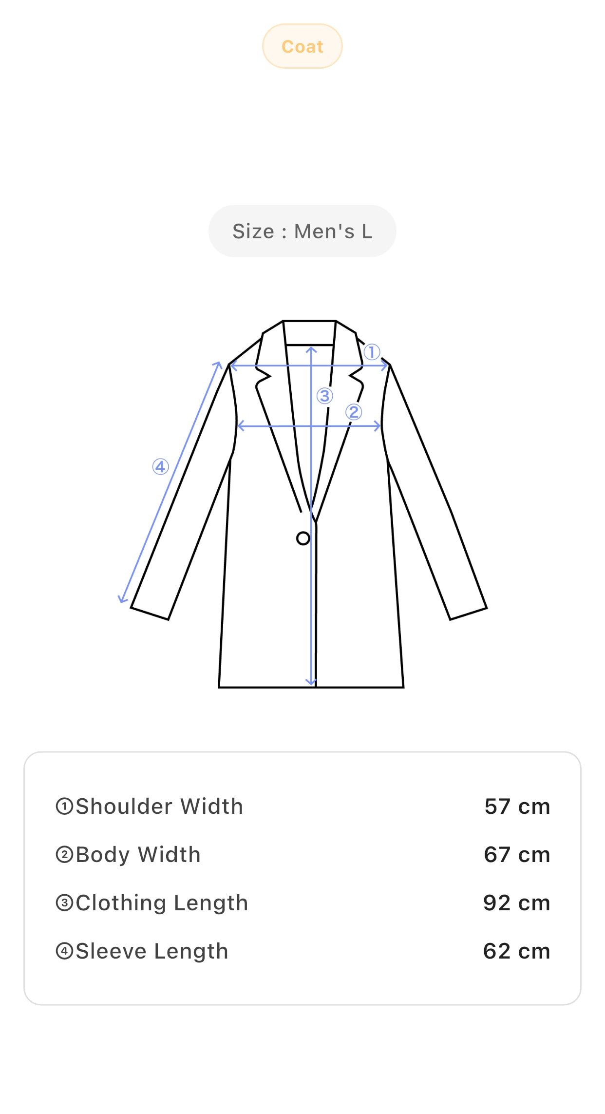 Men's Vintage Wool Duffle Coat