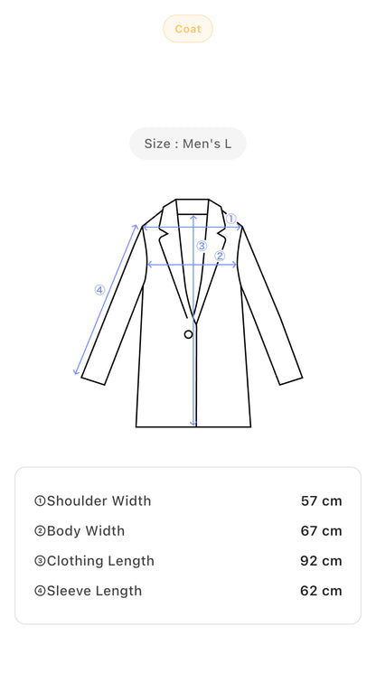 Men's Vintage Wool Duffle Coat