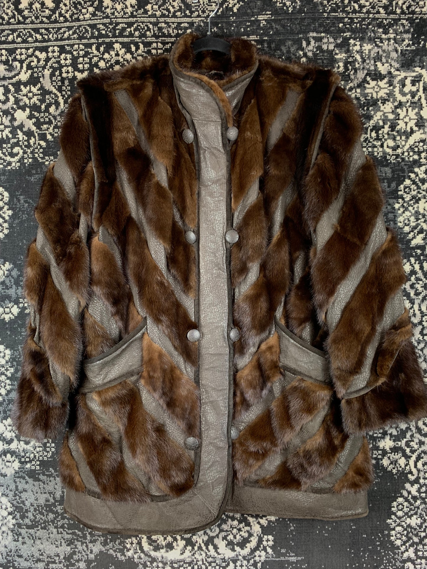 Vintage Horst Franken Brown Fur Coat