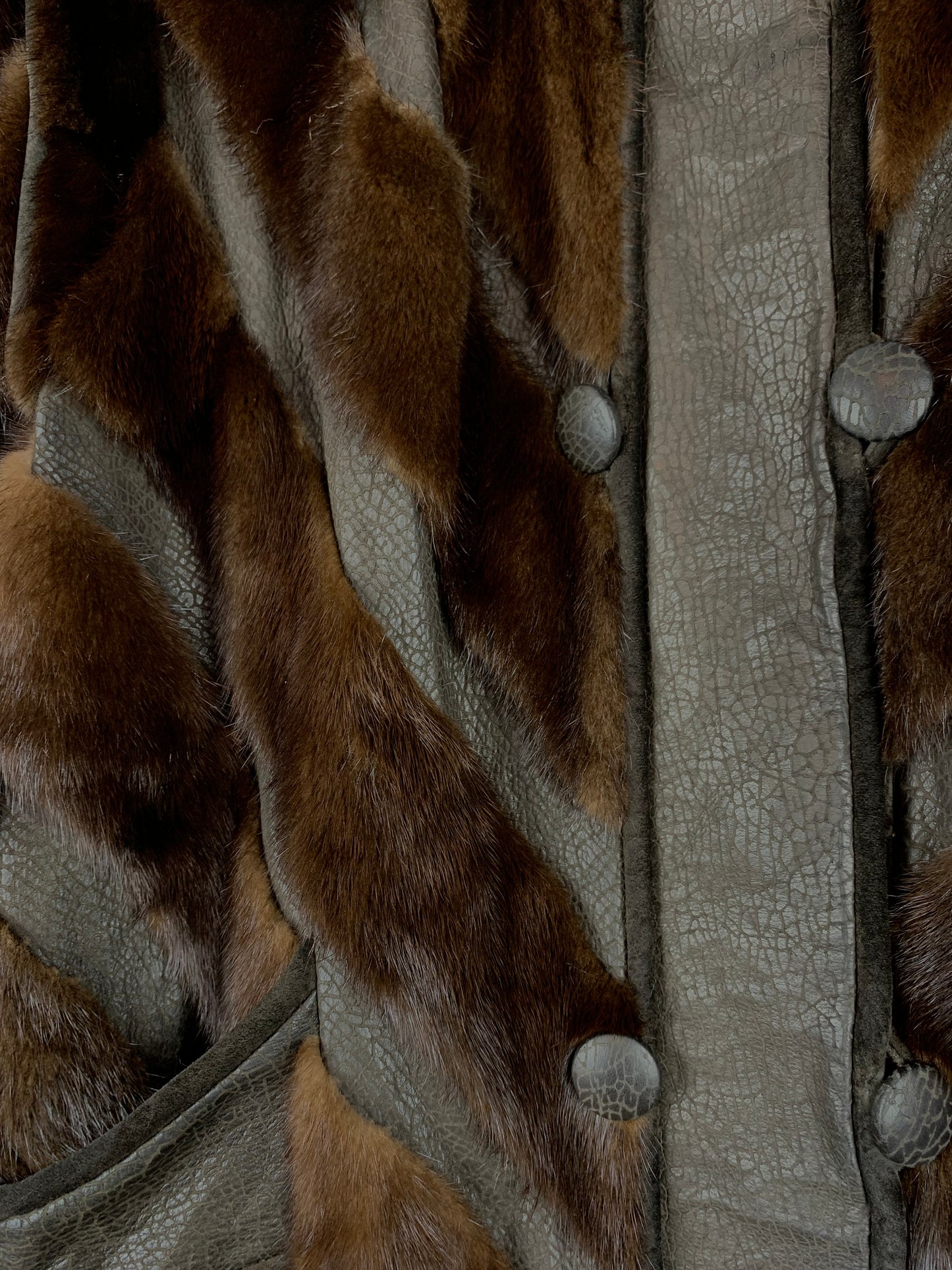 Vintage Horst Franken Brown Fur Coat