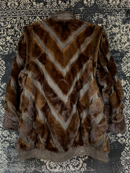 Vintage Horst Franken Brown Fur Coat