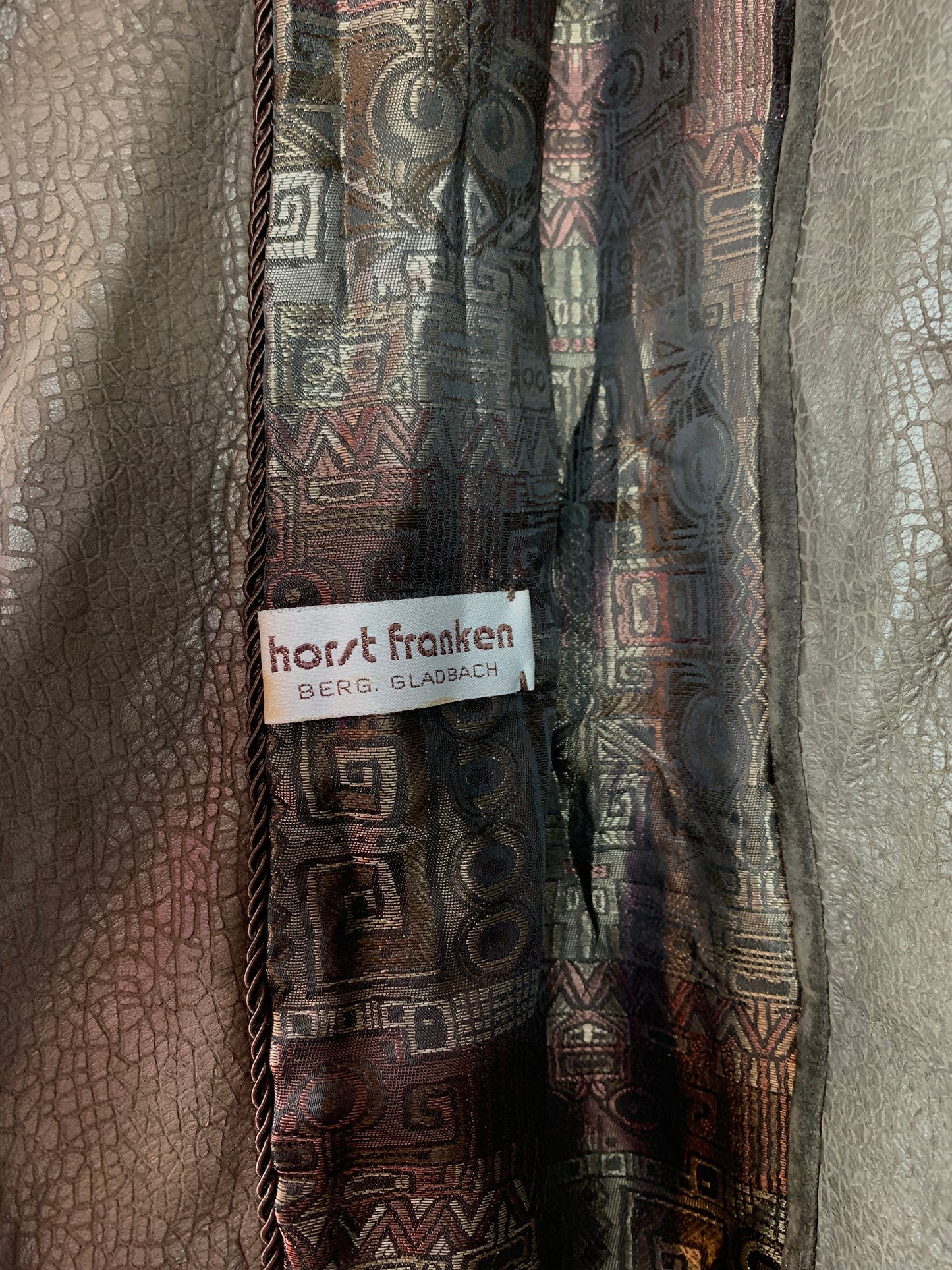 Vintage Horst Franken Brown Fur Coat