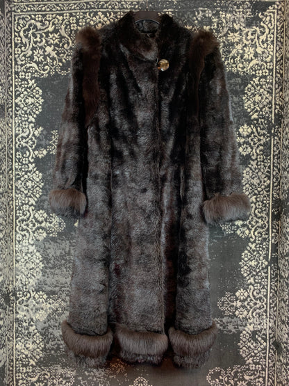 Women's Vintage Black Mink Fur Coat