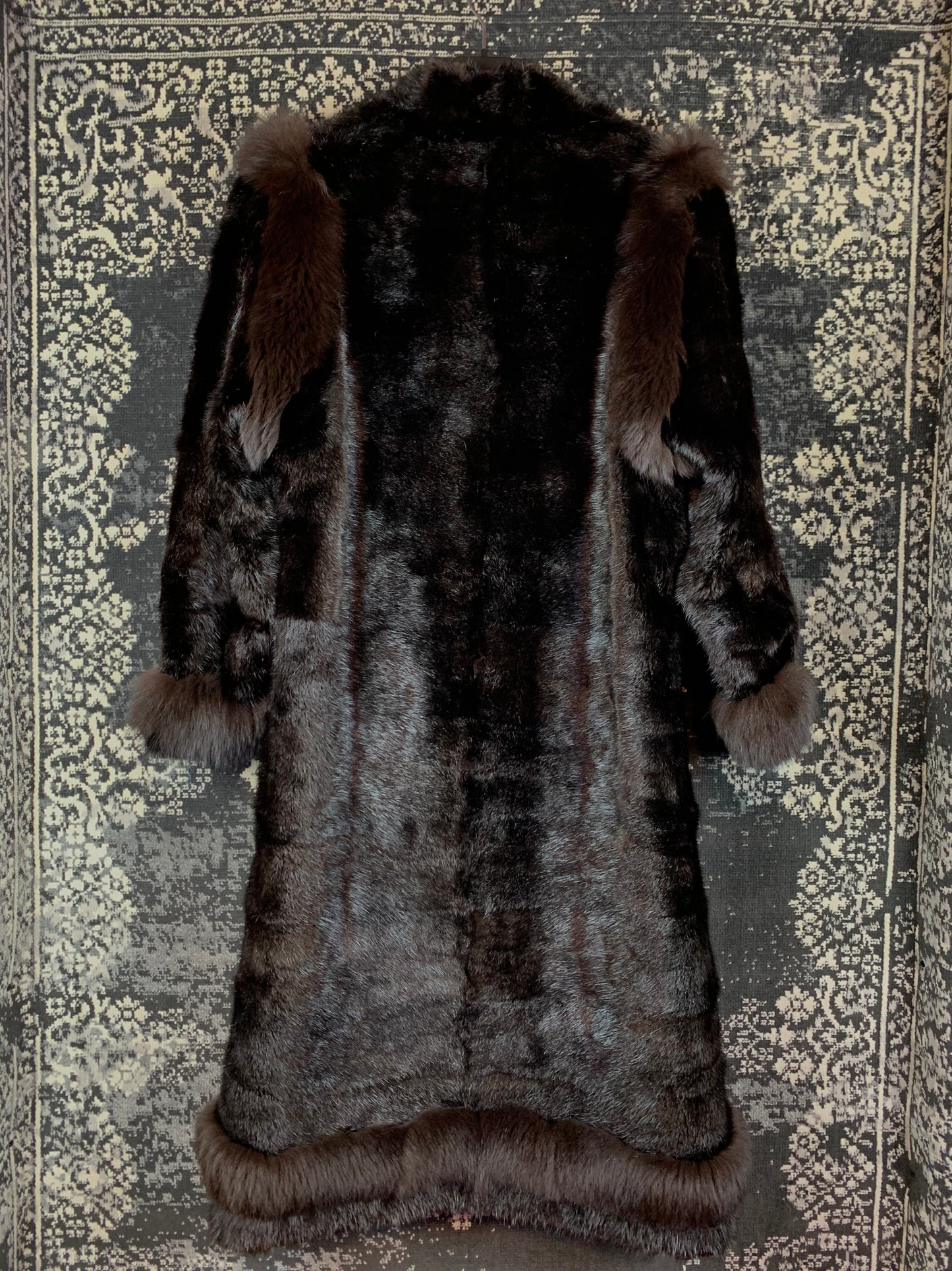 Women's Vintage Black Mink Fur Coat