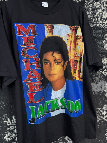 Vintage Michael Jackson Bay Club Rap Tee Shirt XXL
