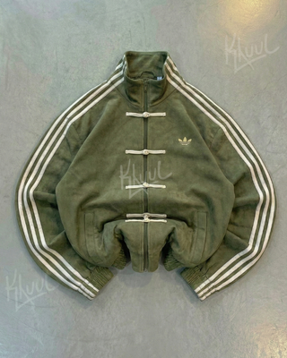 Adidas Olijfgroen Chinees Nieuwjaar 2026 CNY Tang trainingsjack