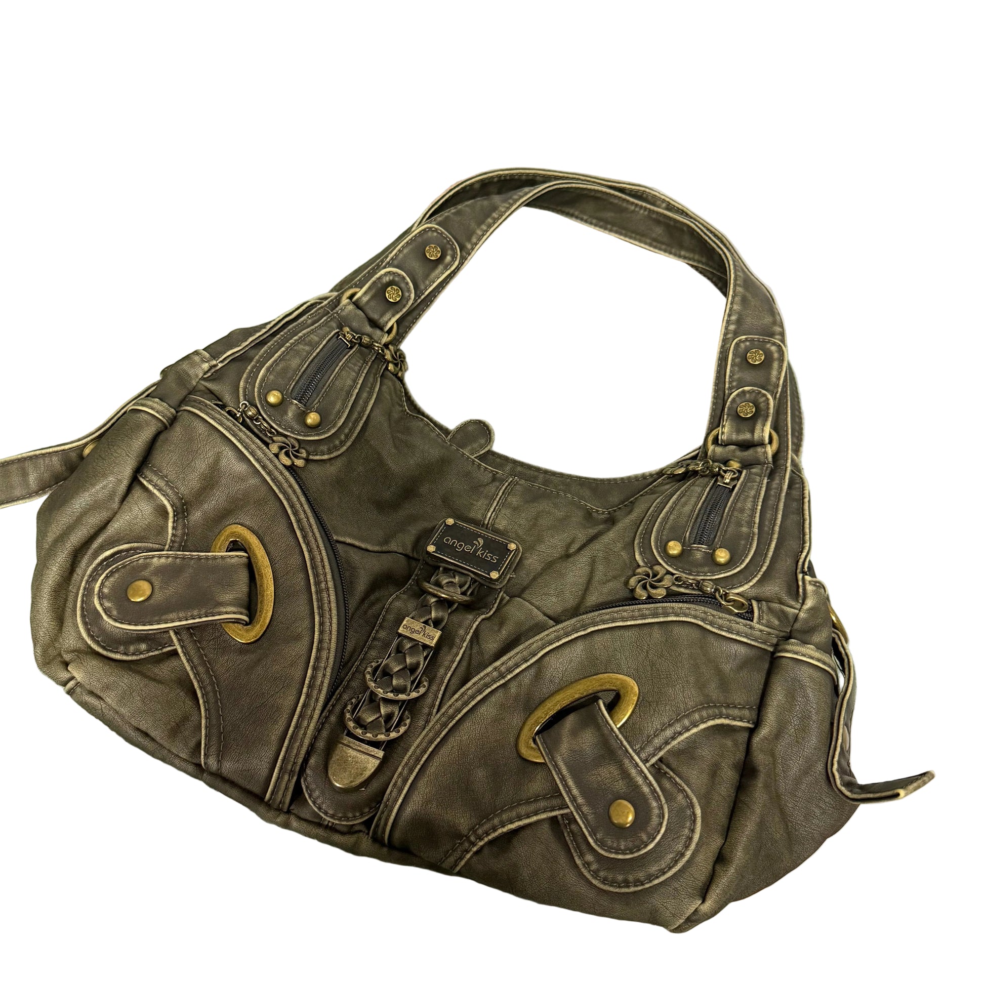 Large Olive Green