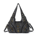 Large Distressed Black
