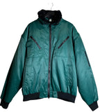 LeiKaTex Y2K Faux Fur-Lined Bomber Jacket