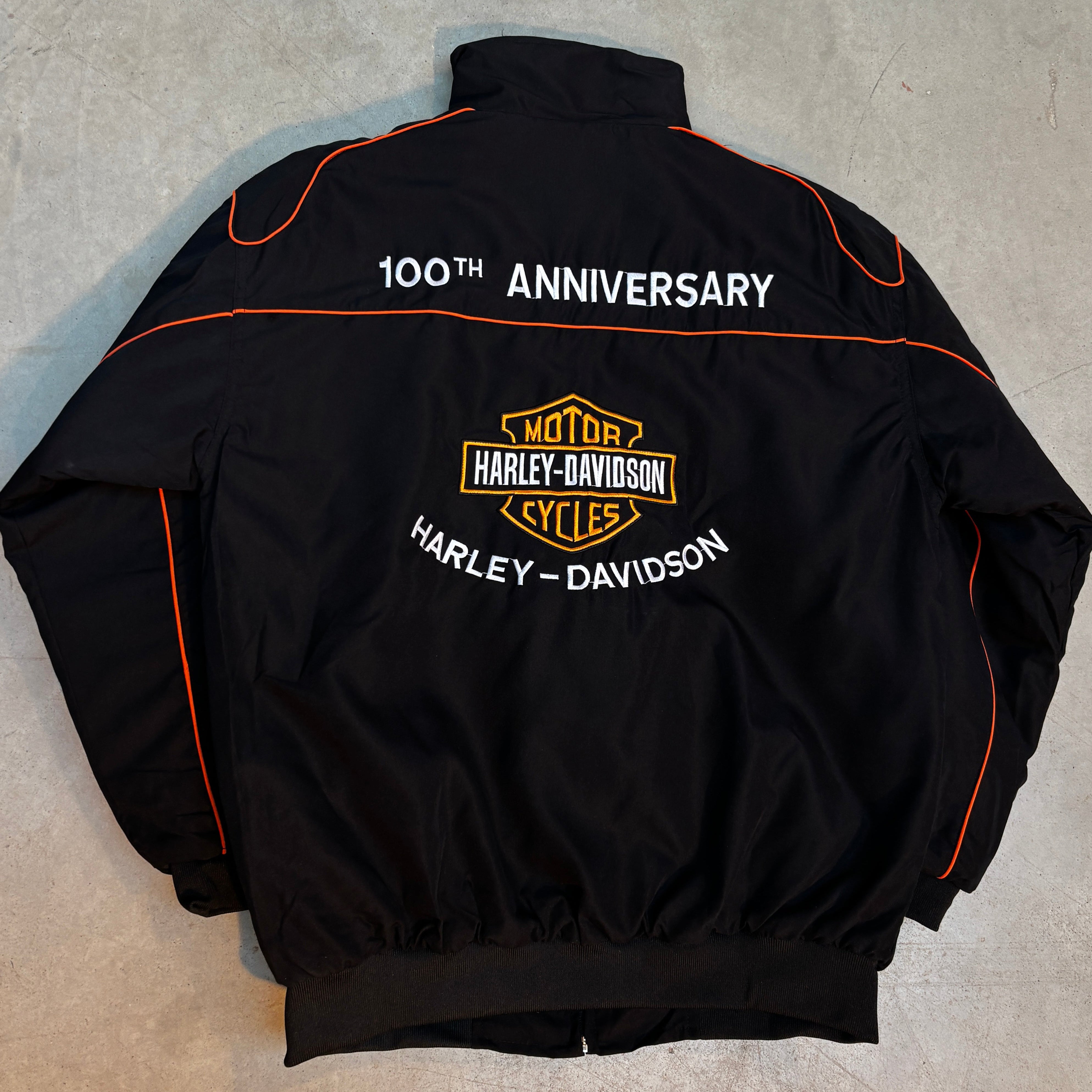 Vintage Harley Davidson 100th Anniversary Racing Bomber Jacket – Khuul
