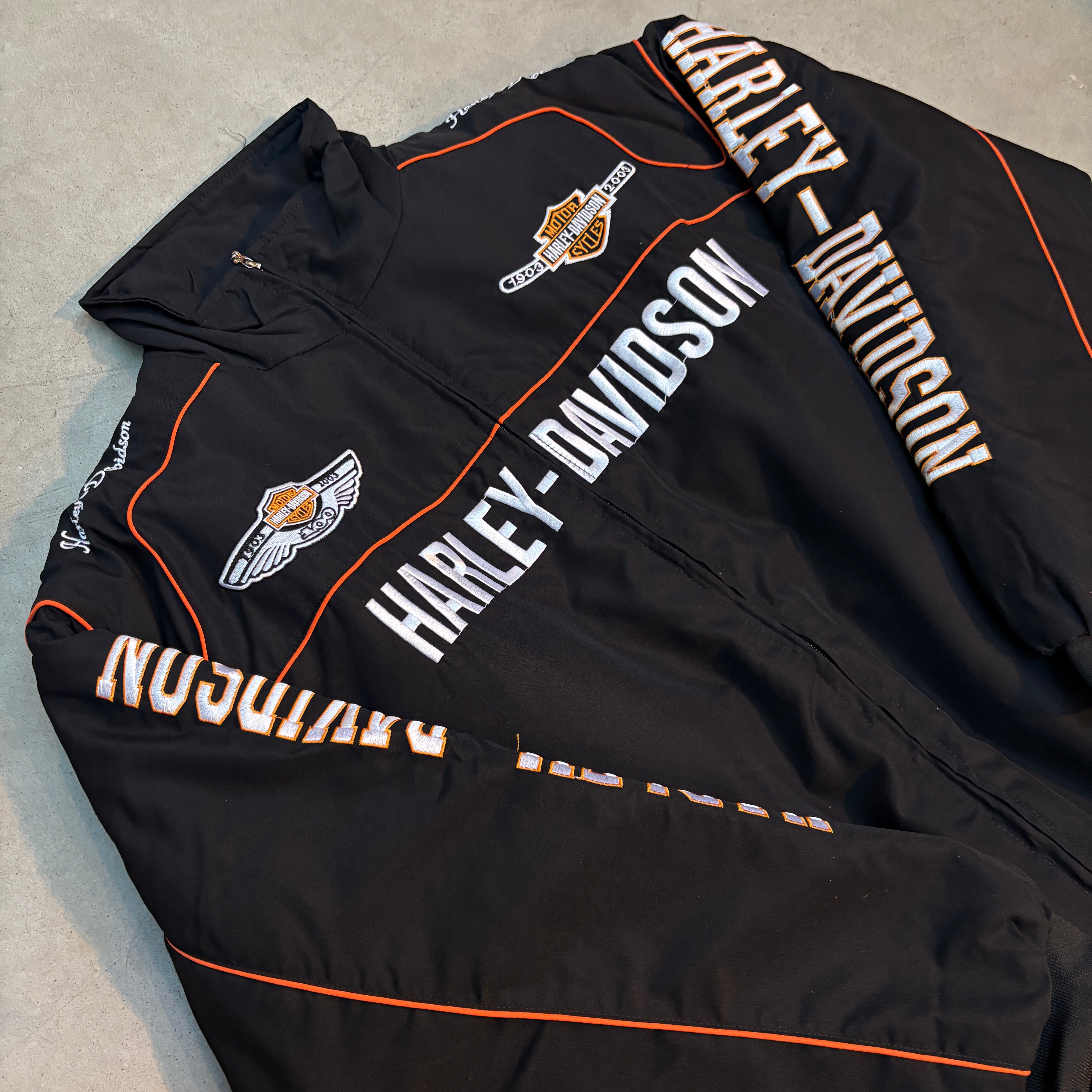 Vintage Harley Davidson 100th Anniversary Racing Bomber Jacket – Khuul