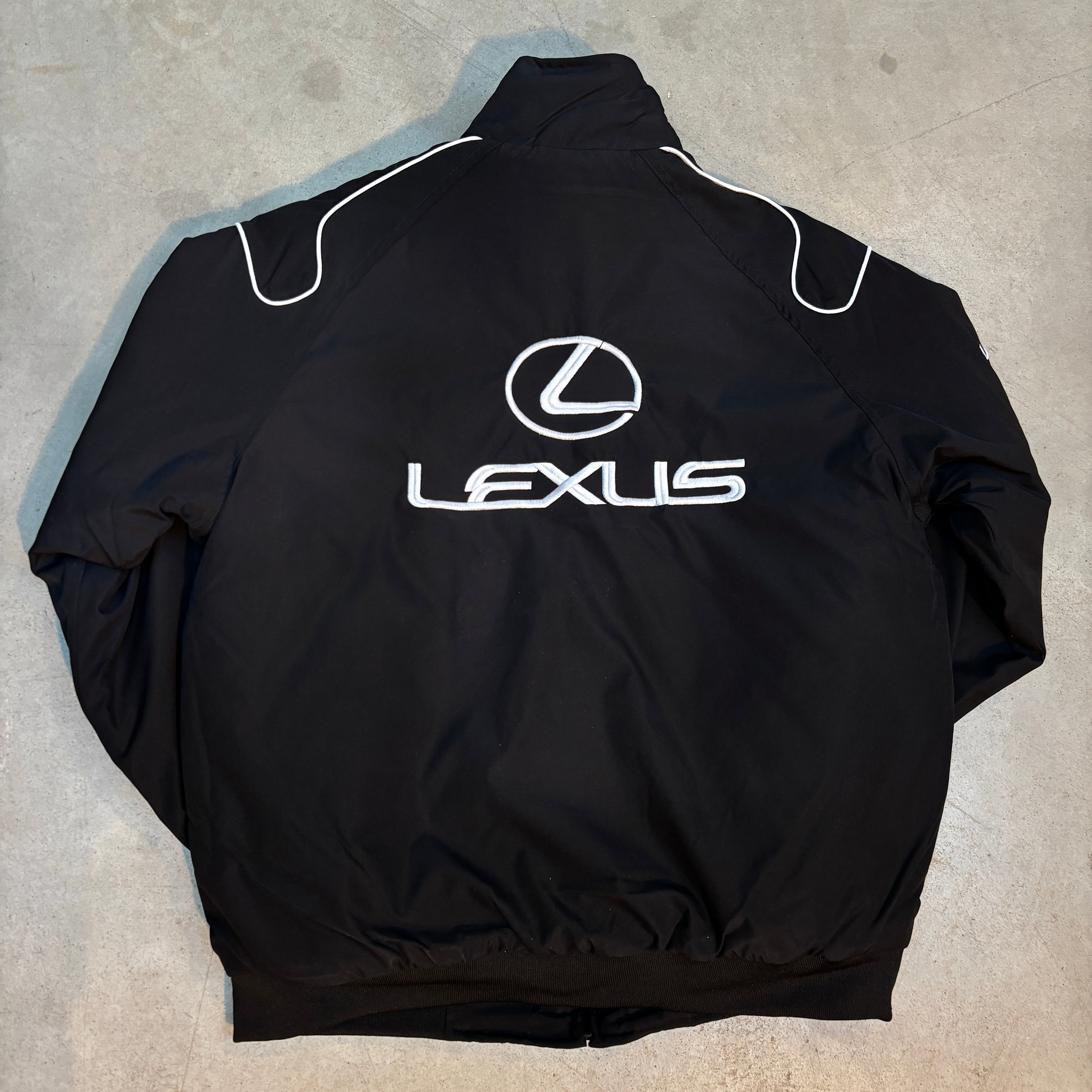 Black Lexus Vintage Racing Jacket