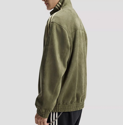 Adidas Olive Green Chinese Snake New Year 2026 CNY Tang Track Jacket