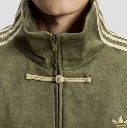 Adidas Olive Green Chinese Snake New Year 2026 CNY Tang Track Jacket