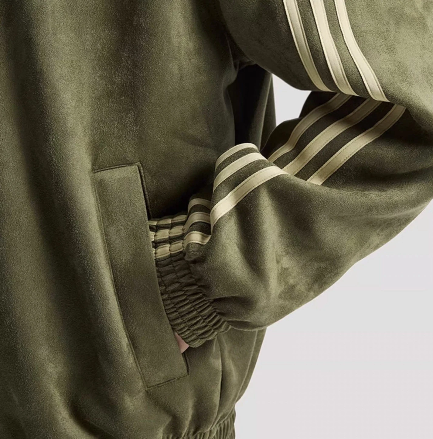Adidas Olive Green Chinese Snake New Year 2026 CNY Tang Track Jacket