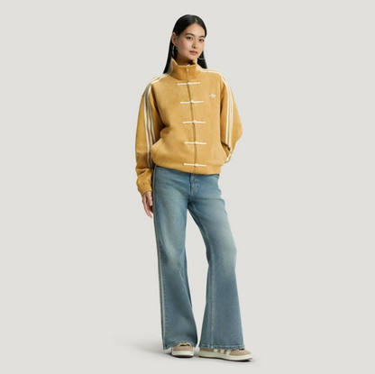 Adidas Mustard Yellow Chinese Snake New Year 2026 CNY Tang Track Jacket
