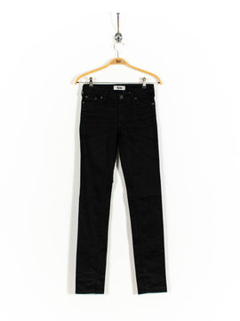 Acne Studios Black Zip Up Skinny Fit Jeans Womens US27