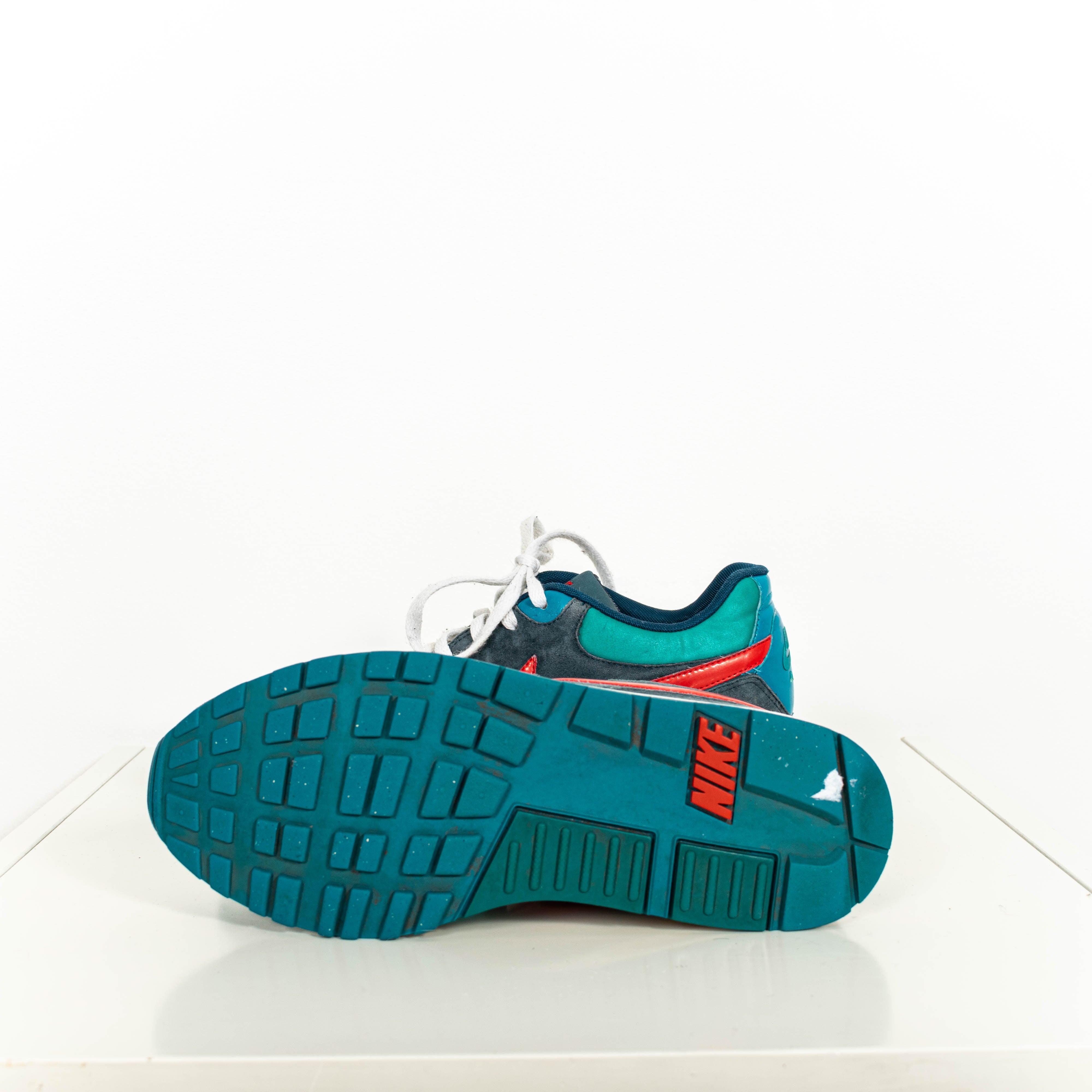 Vintage Nike Air Max Multicolor Big Red Swoosh Low Top Sneakers Womens EU38