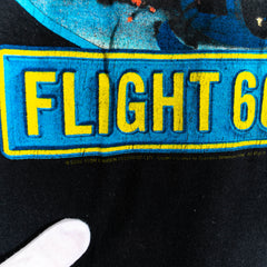 Iron Maiden Flight 666 Big Front Logo Black Short Sleeve Shirt Mens XS
