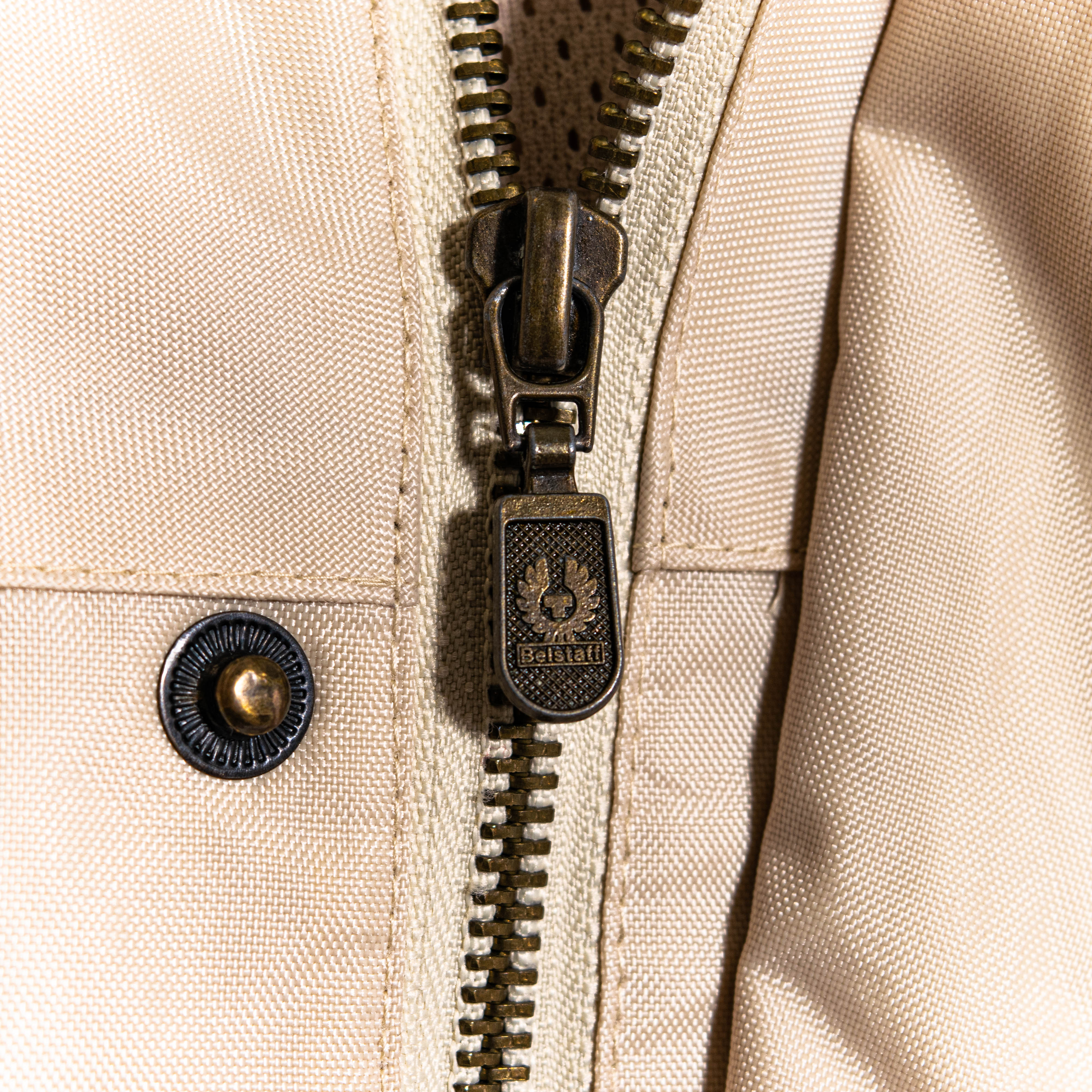 Vintage Belstaff Beige Buttoned Multiple Pockets Jacket Mens M