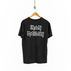 Vintage Iron Maiden Killers Big Front Print Black Short Sleeve Shirt Mens M