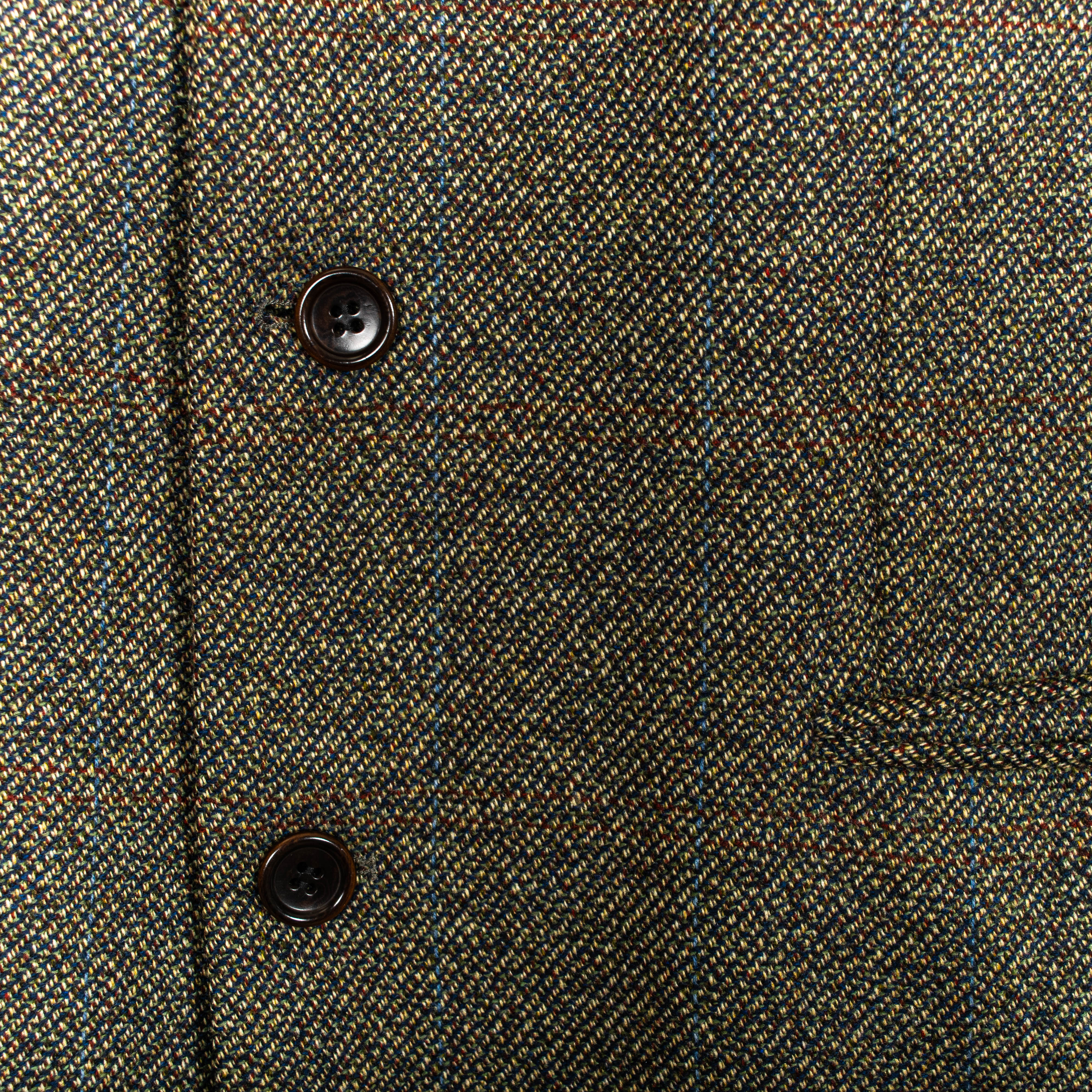 Hugo Boss Vintage Dark Brown Long Wool Blazer Men's L