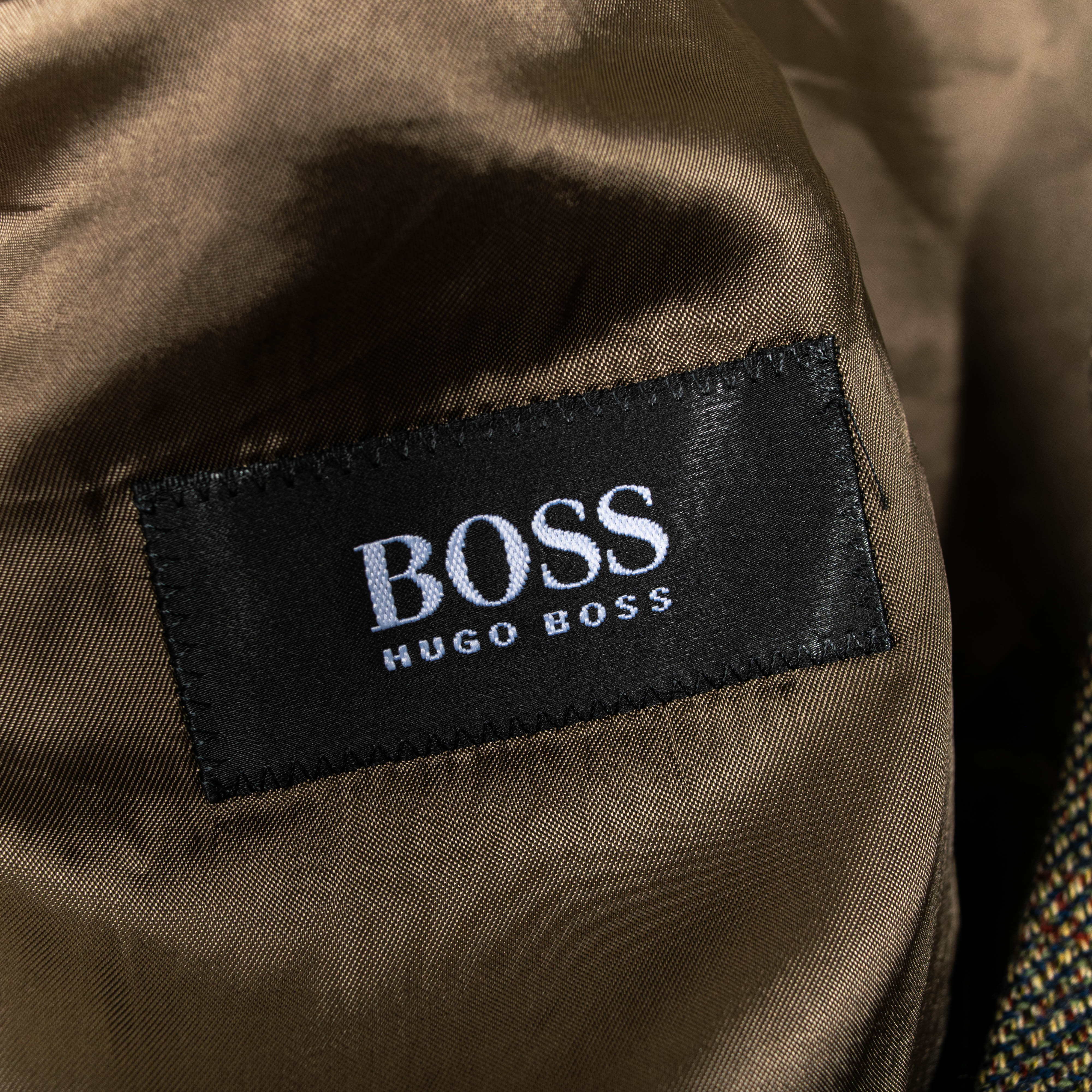 Hugo Boss Vintage tumepruun pikk villane meeste bleiser