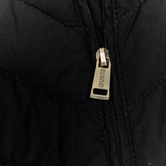 Guess Black Full Zip Winter Puffer Jacket Womens L