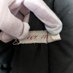Vintage Dark Grey Buttoned Belted USSR Coat Mens L