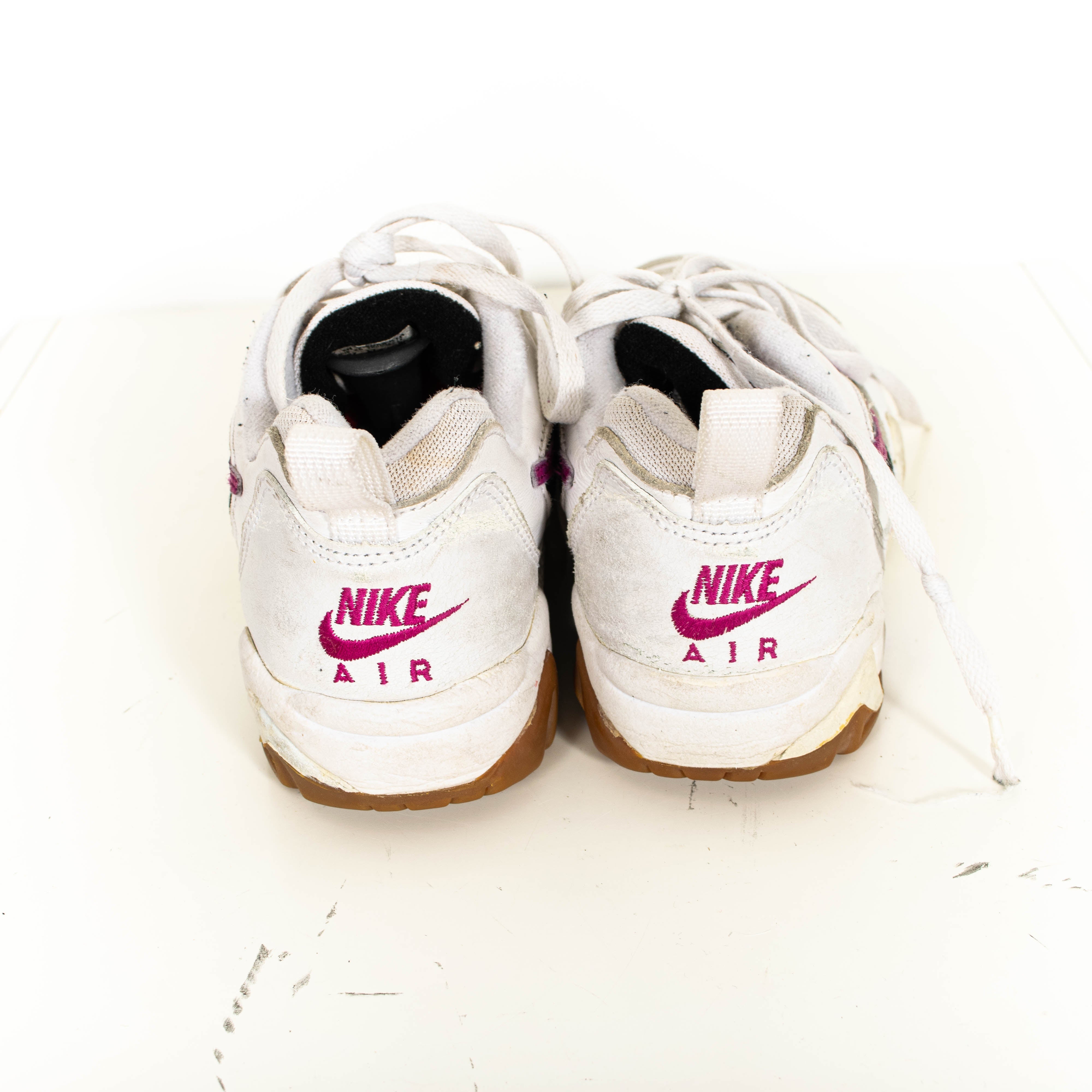 Vintage Nike Air Purple Swoosh White Low Top Sneakers Womens EU37.5