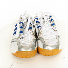 Vintage Adidas White Blue Stabil Flex Low Top Sneakers Womens EU36