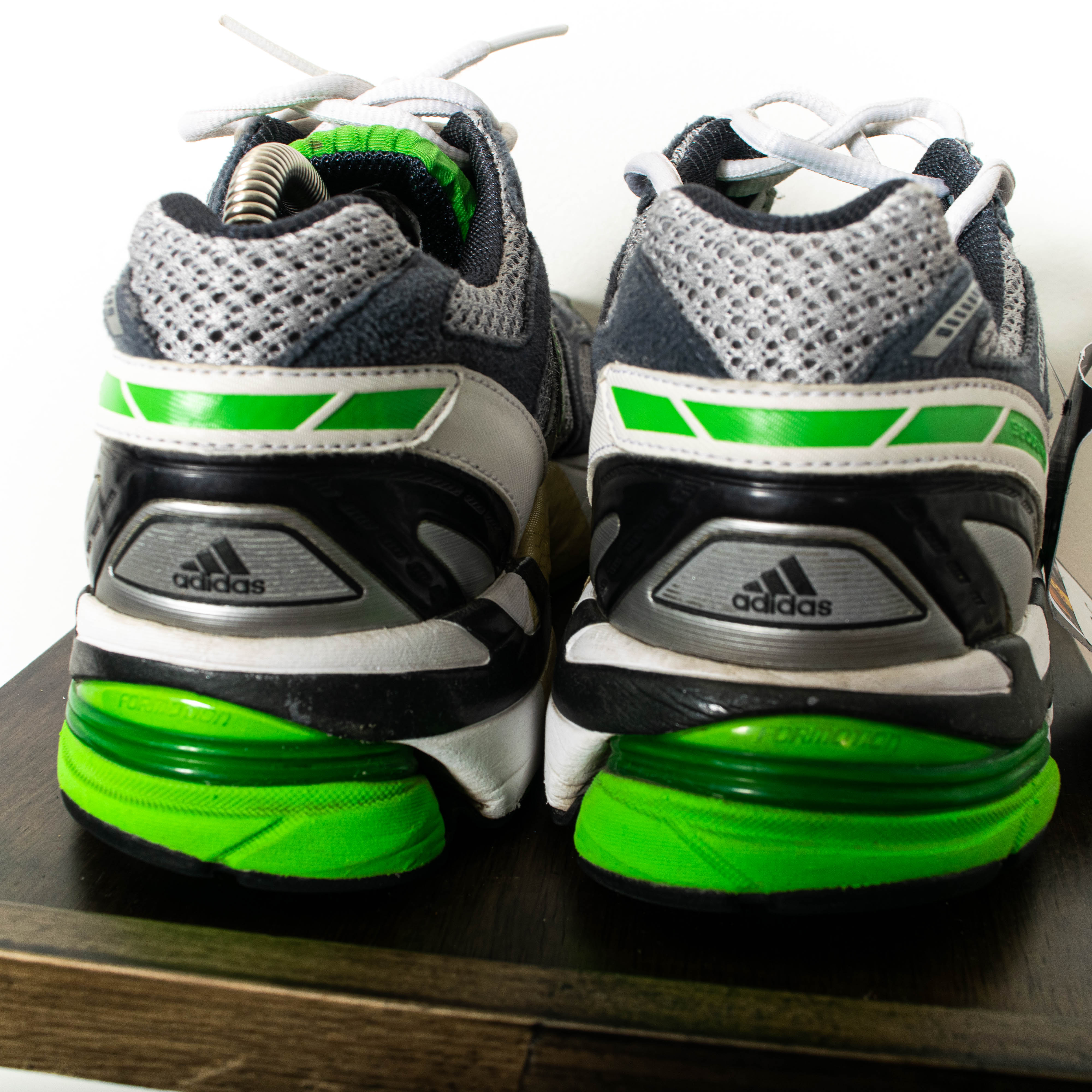Vintage Adidas Snova Sequence 3 Neon Green Low Top Sneakers Mens EU42 2/3