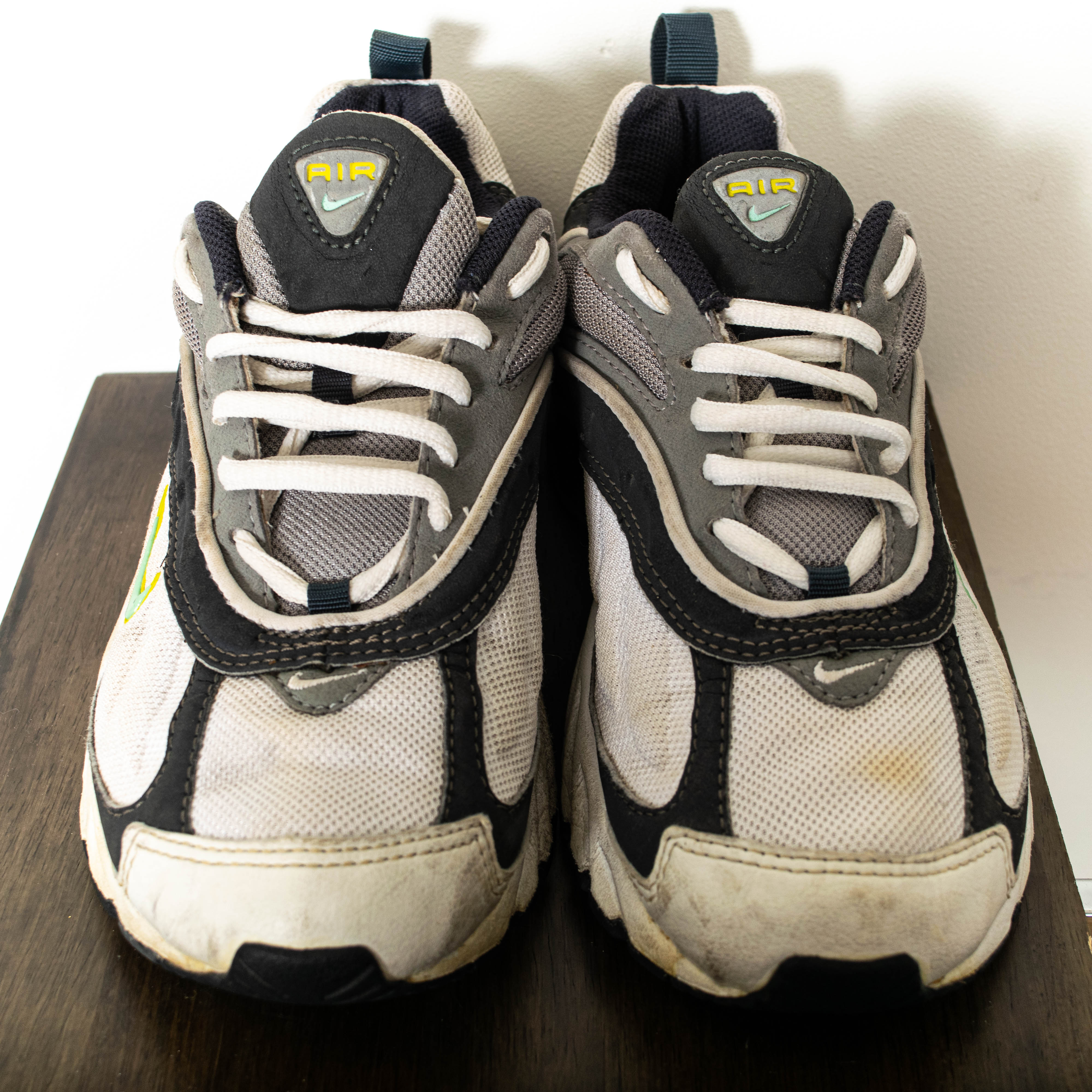 Vintage Nike Grey Mini Swoosh Low Top Sneakers Womens EU36