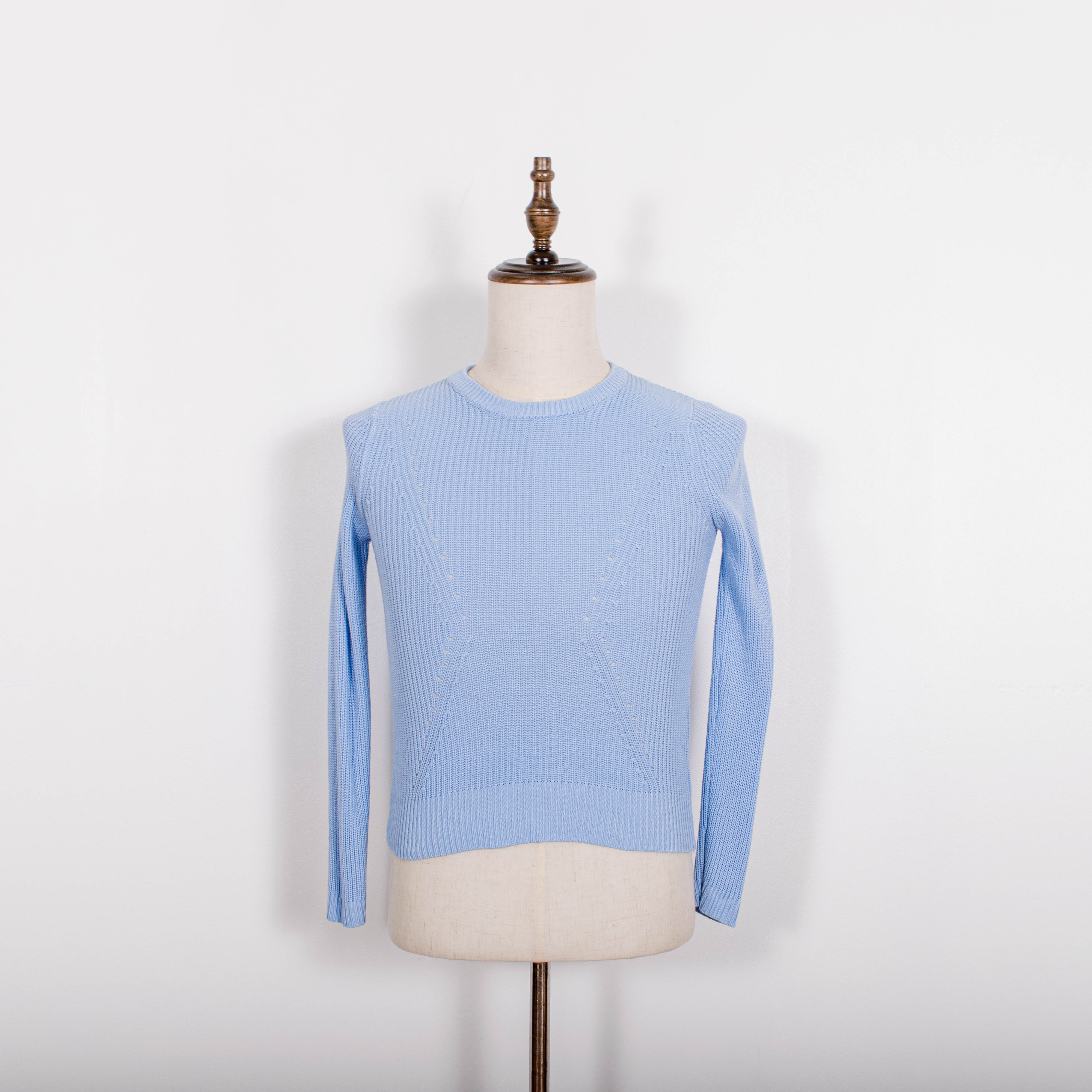 Ivo Nikkolo Blue Pullover Knit Sweater Womens XS