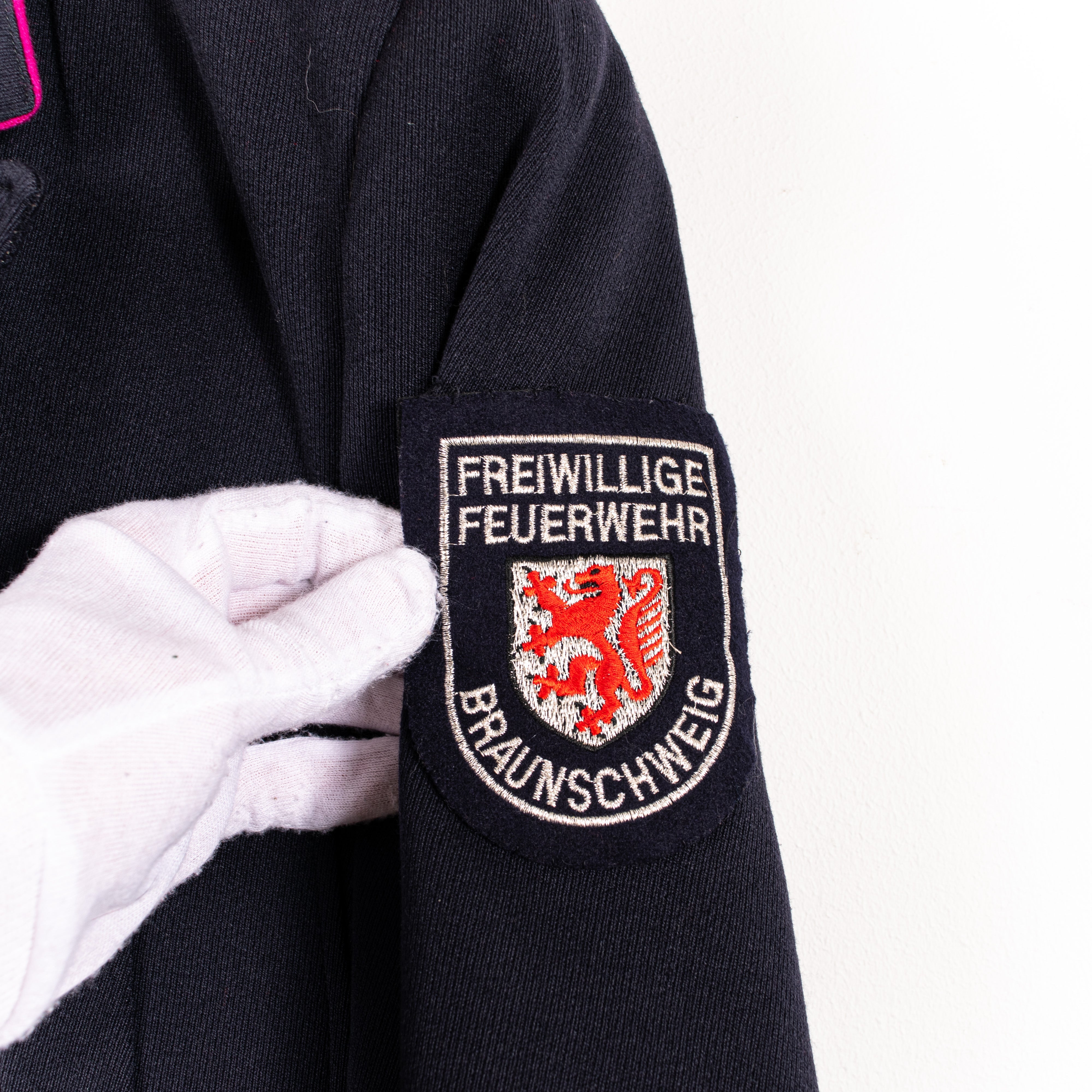 Vintage Germany Fire Department Brigade Navy Blazer Jacket Men's S