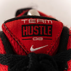 Nike Team Hustle Black University Red Hi-Top Sneakers Women's EU38