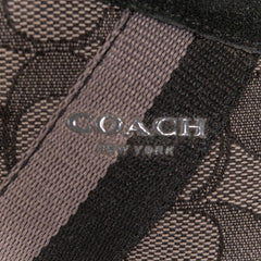 Coach Logo Grey Monogram Print Trainers Sneakers Women's EU39.5