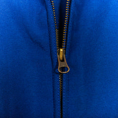 Him Trade sinine täistõmblukuga kapuutsiga tööjakk Logo tikand Meeste 3XL
