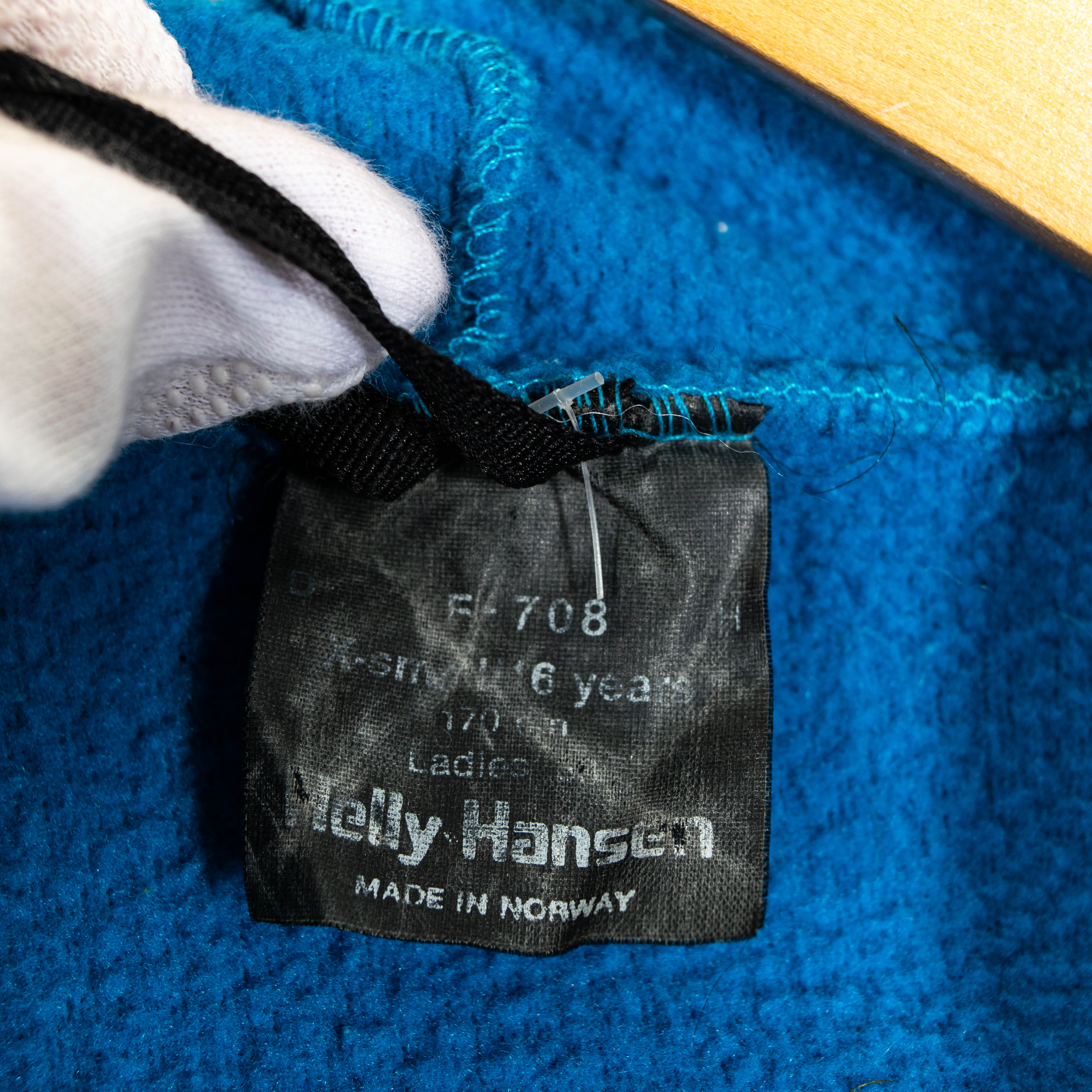 Helly Hansen Blue Full Zip Hooded Fleece Jacket Mens S